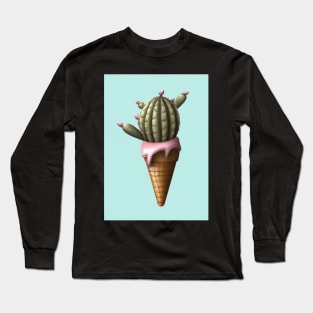 Cactus Ice Cream Long Sleeve T-Shirt